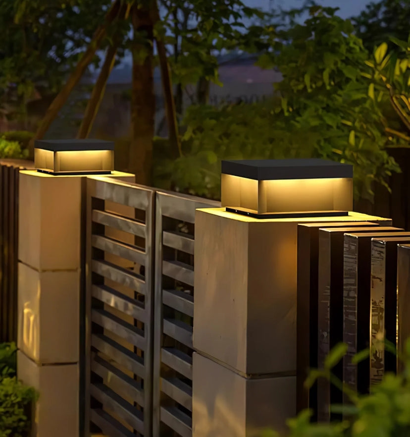 Black Box Outdoor Post Light - Yiarolight