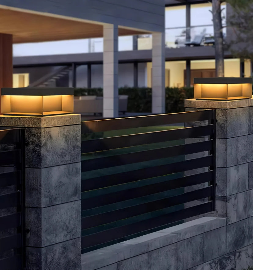 Black Box Outdoor Post Light - Yiarolight