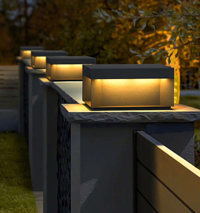 Black Box Outdoor Post Light - Yiarolight