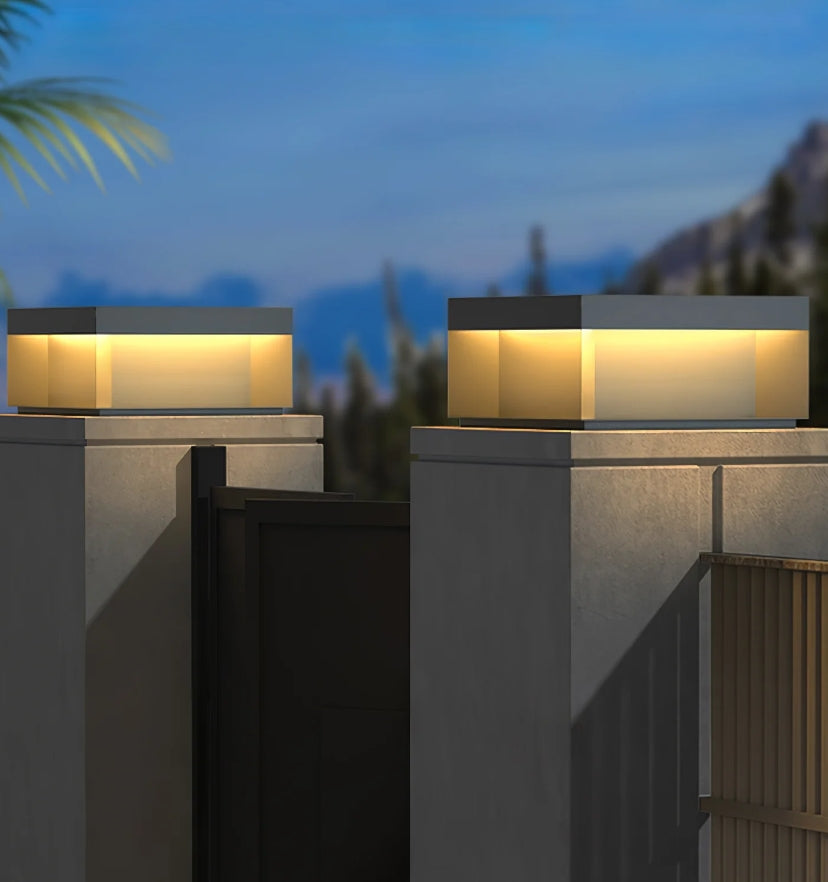 Black Box Outdoor Post Light - Yiarolight