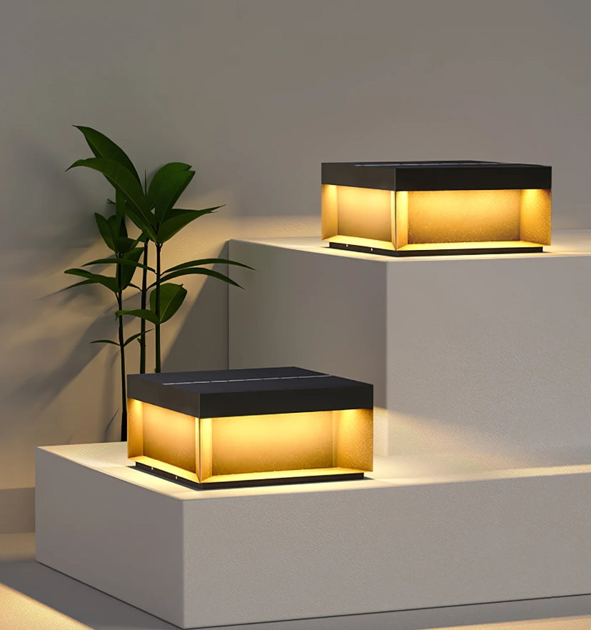 Black Box Outdoor Post Light - Yiarolight