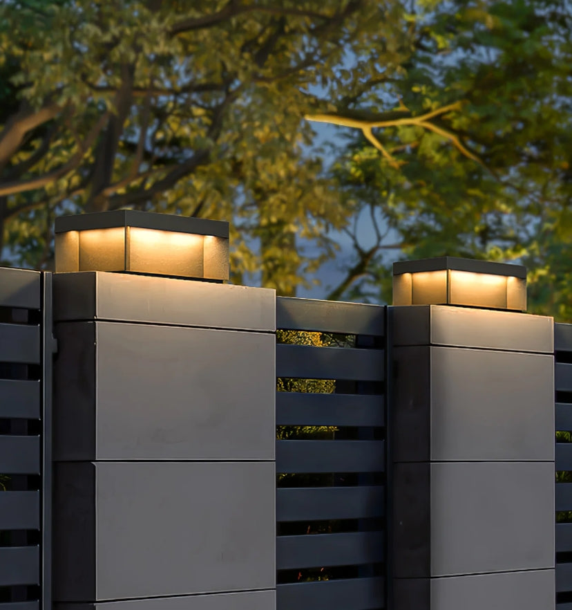 Black Box Outdoor Post Light - Yiarolight