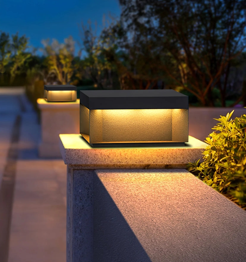 Black Box Outdoor Post Light - Yiarolight