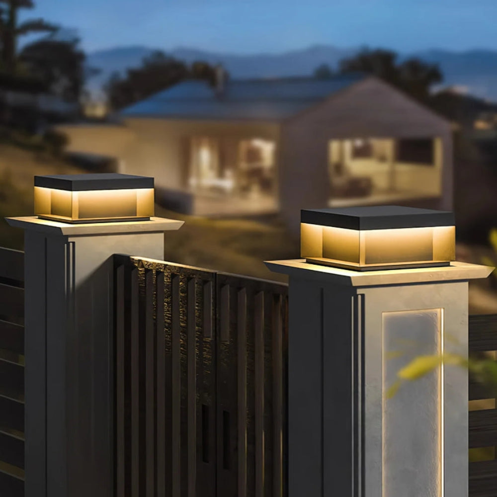 Black Box Outdoor Post Light - Yiarolight