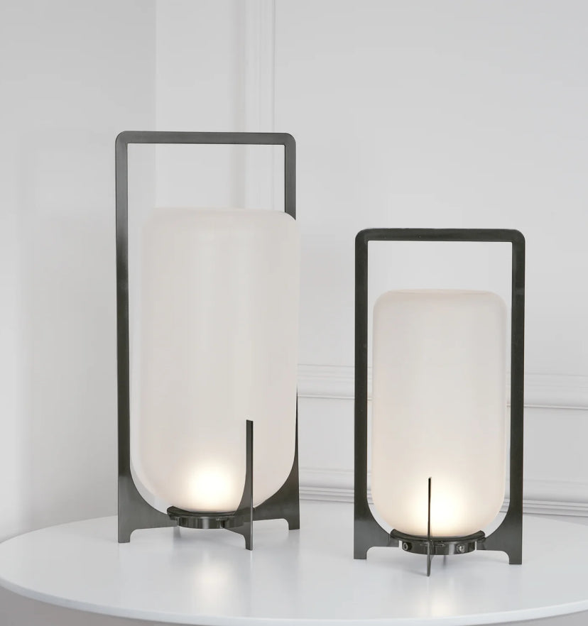 Steel Twilight Lantern Table Light - Auraolight