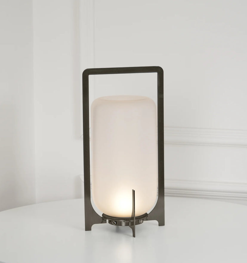 Steel Twilight Lantern Table Light - Auraolight