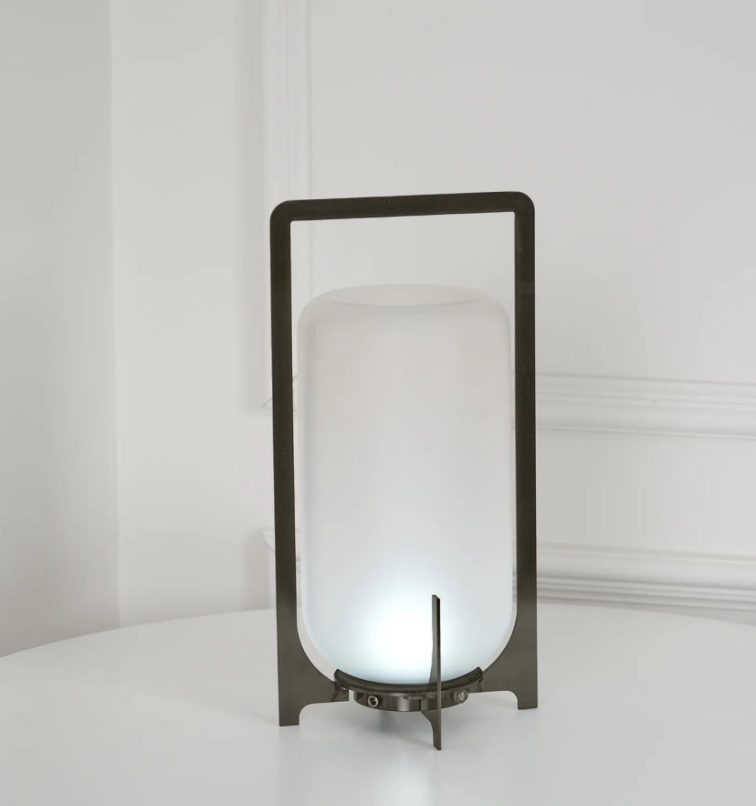 Steel Twilight Lantern Table Light - Auraolight