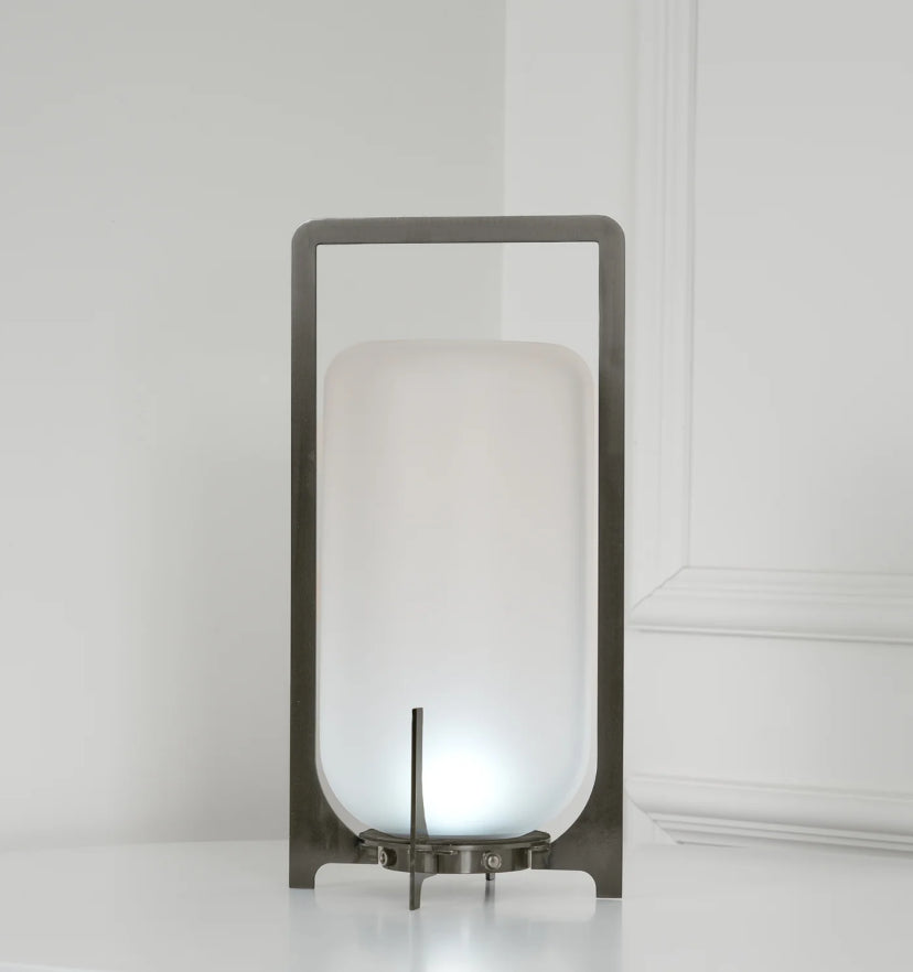 Steel Twilight Lantern Table Light - Auraolight
