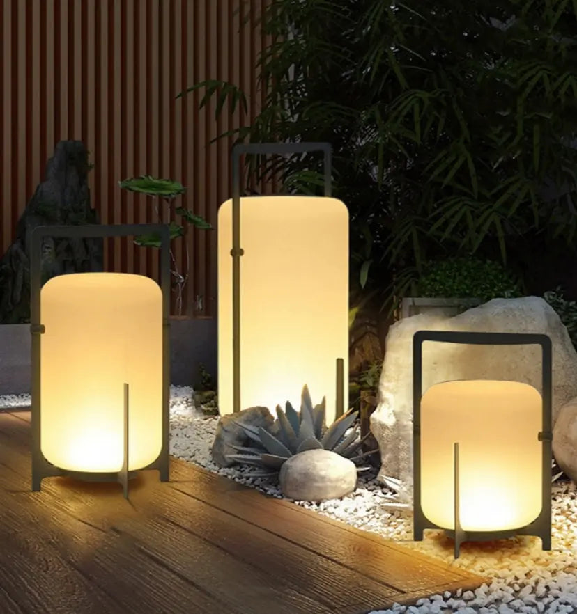 Steel Twilight Lantern Table Light - Auraolight