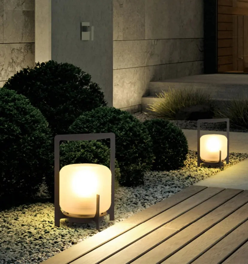 Steel Twilight Lantern Table Light - Auraolight
