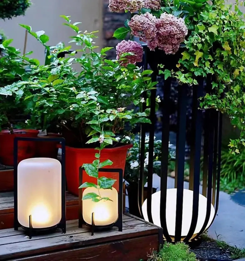 Steel Twilight Lantern Table Light - Auraolight
