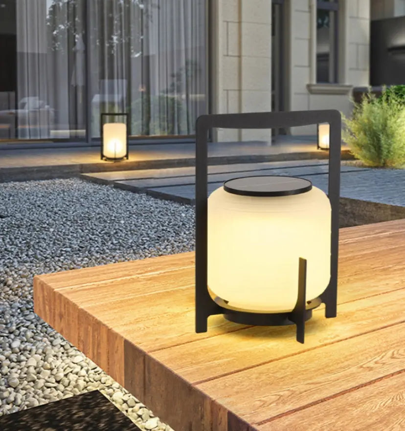 Steel Twilight Lantern Table Light - Auraolight