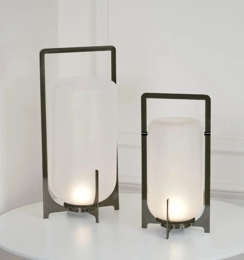 Steel Twilight Lantern Table Light - Auraolight