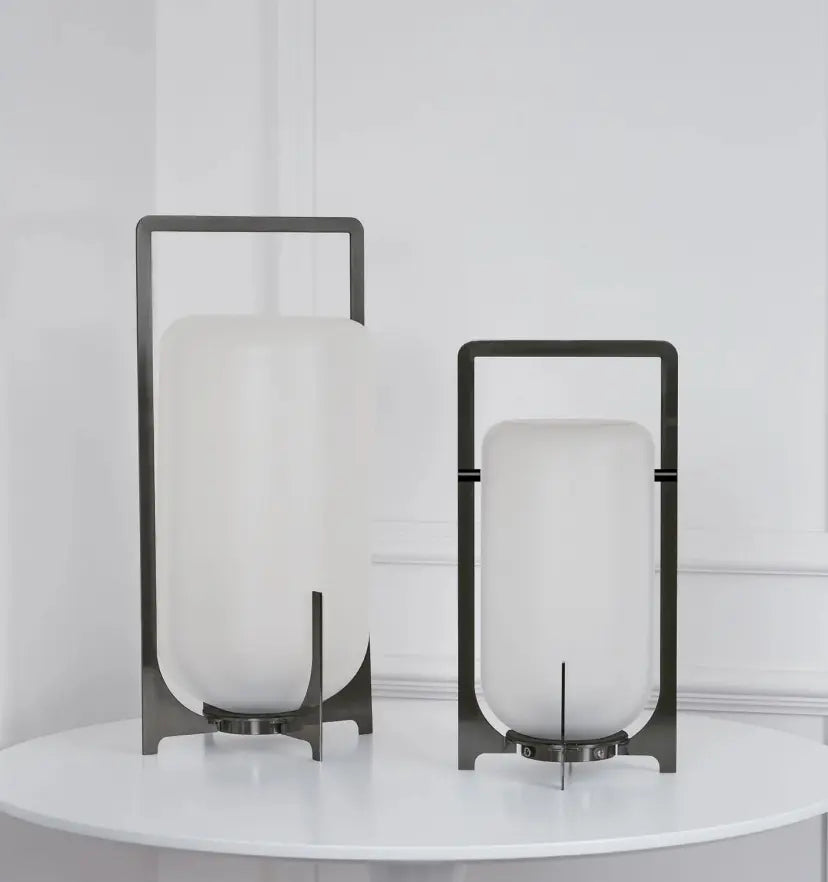 Steel Twilight Lantern Table Light - Auraolight