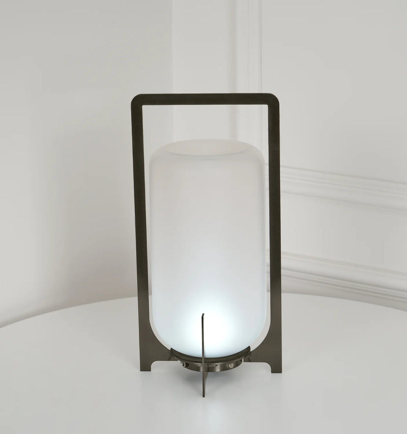 Steel Twilight Lantern Table Light - Auraolight