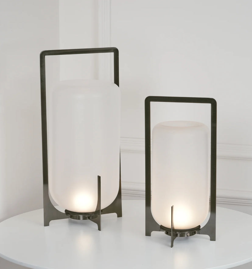 Steel Twilight Lantern Table Light - Auraolight