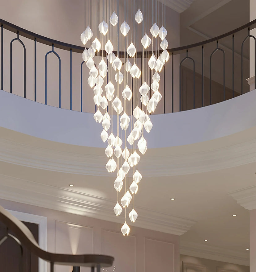 Ceramic Flower Pendant Light - Yiarolight