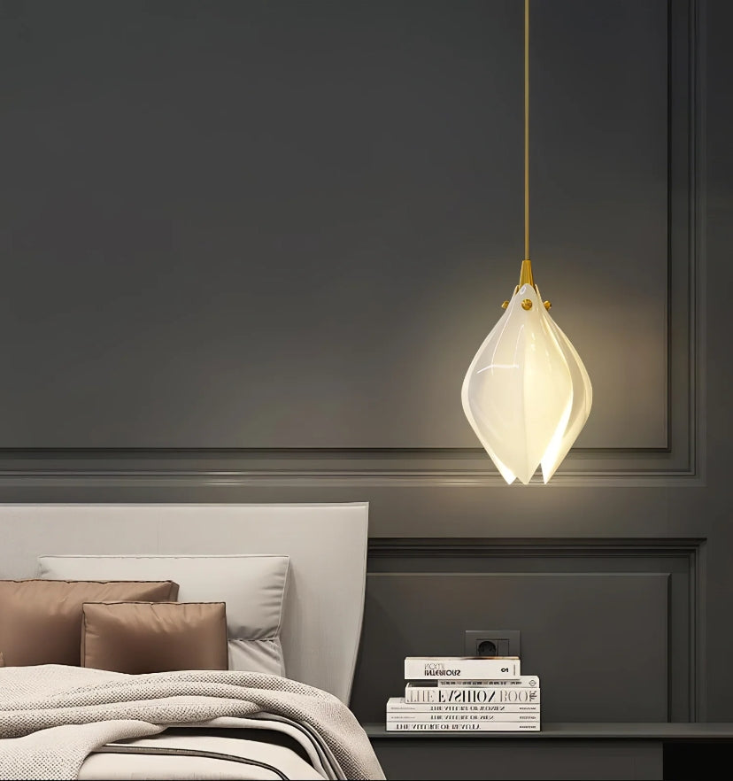 Ceramic Flower Pendant Light - Yiarolight