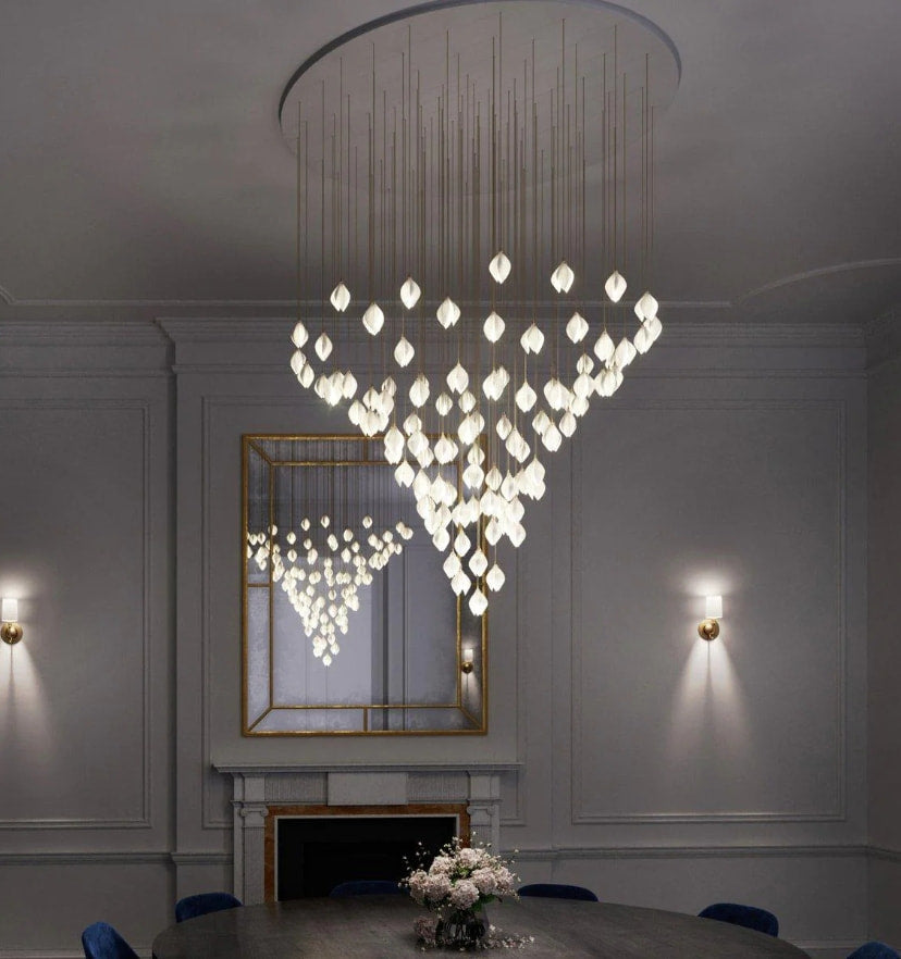Ceramic Flower Pendant Light - Yiarolight