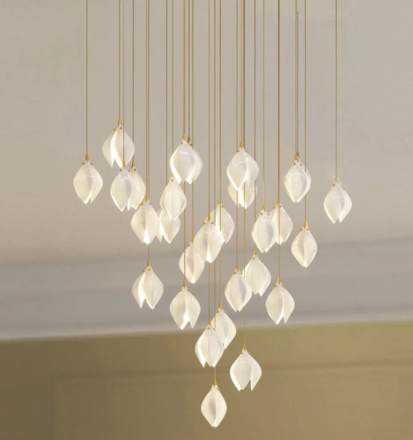 Ceramic Flower Pendant Light - Yiarolight