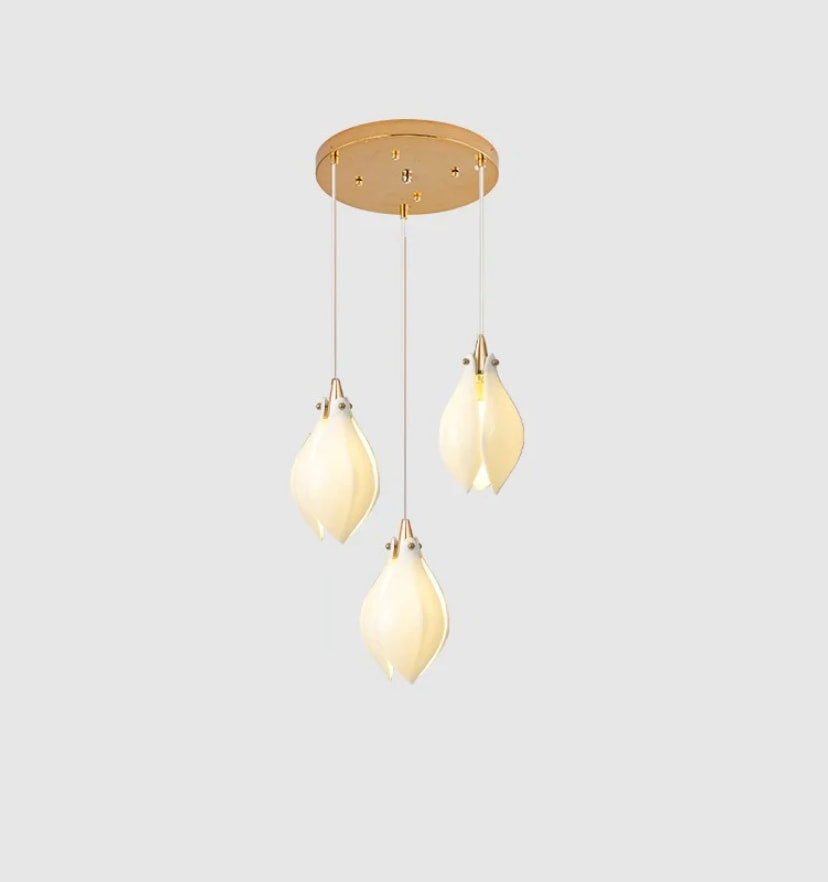 Ceramic Flower Pendant Light - Yiarolight