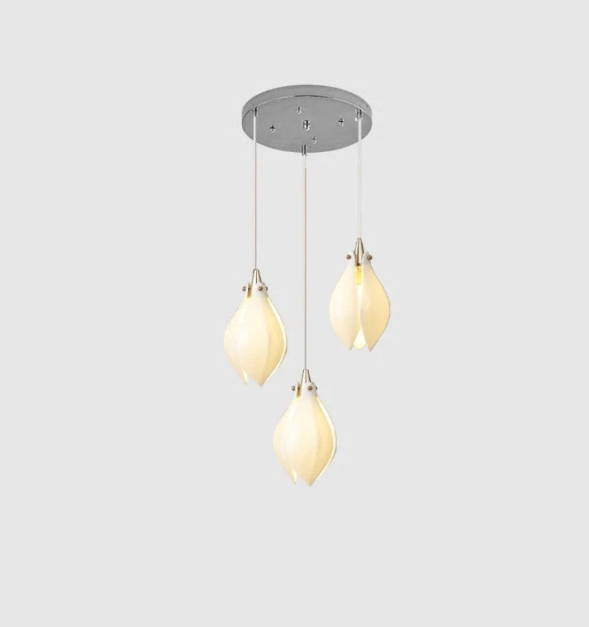 Ceramic Flower Pendant Light - Yiarolight