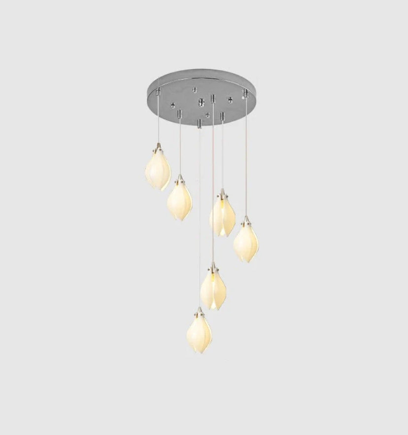 Ceramic Flower Pendant Light - Yiarolight