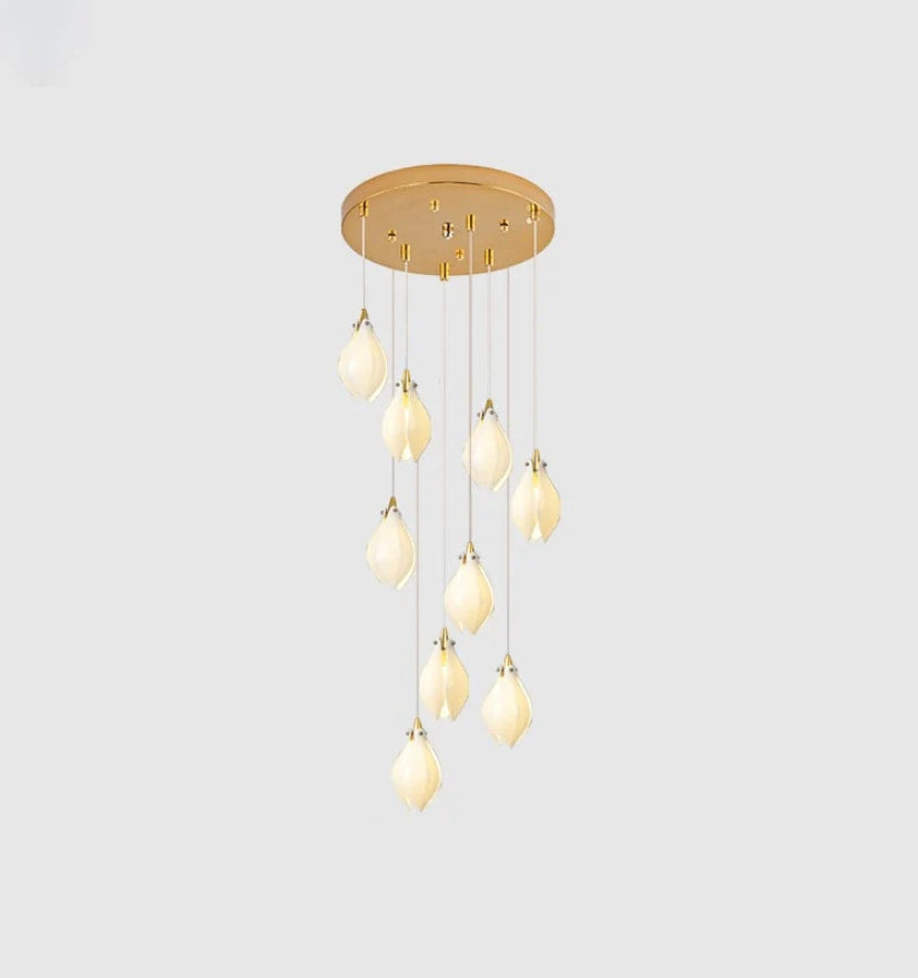Ceramic Flower Pendant Light - Yiarolight