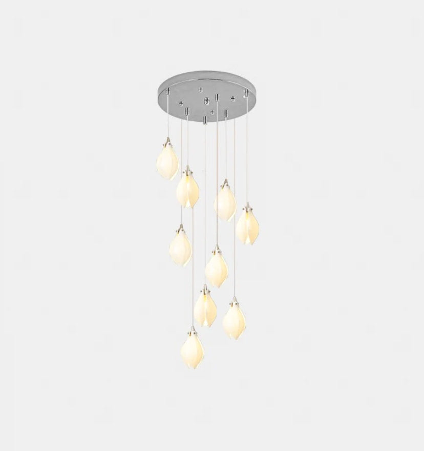 Ceramic Flower Pendant Light - Yiarolight