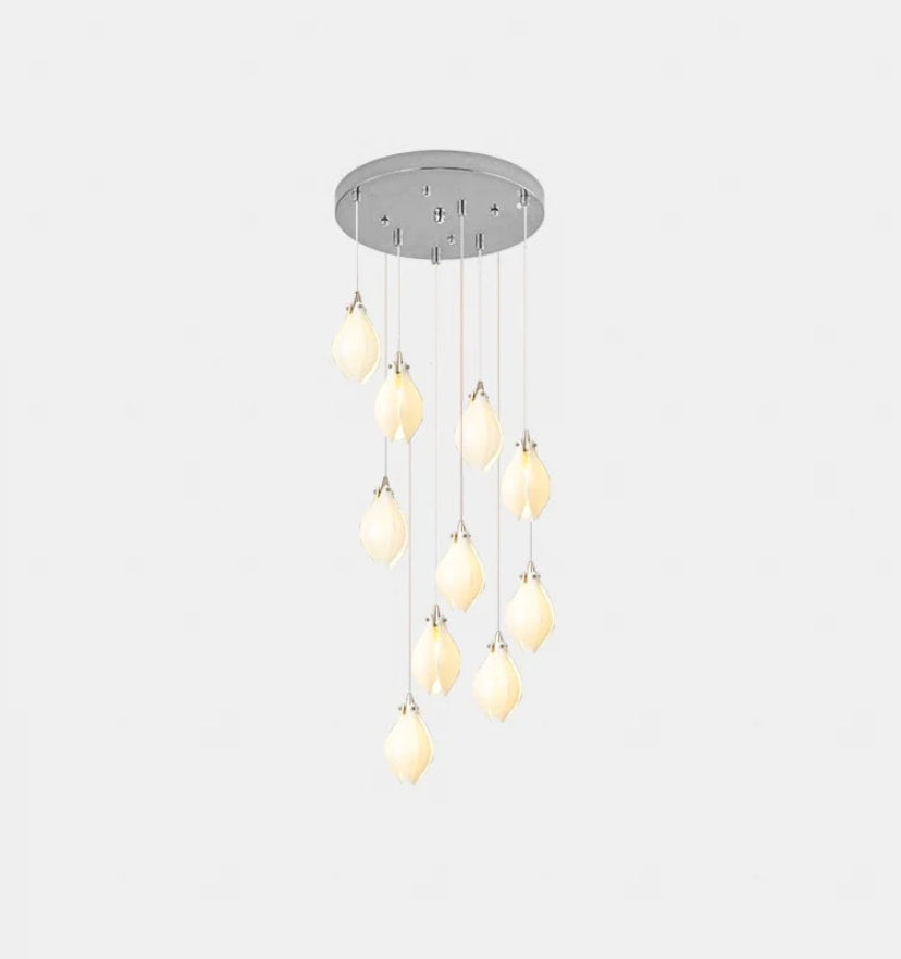 Ceramic Flower Pendant Light - Yiarolight