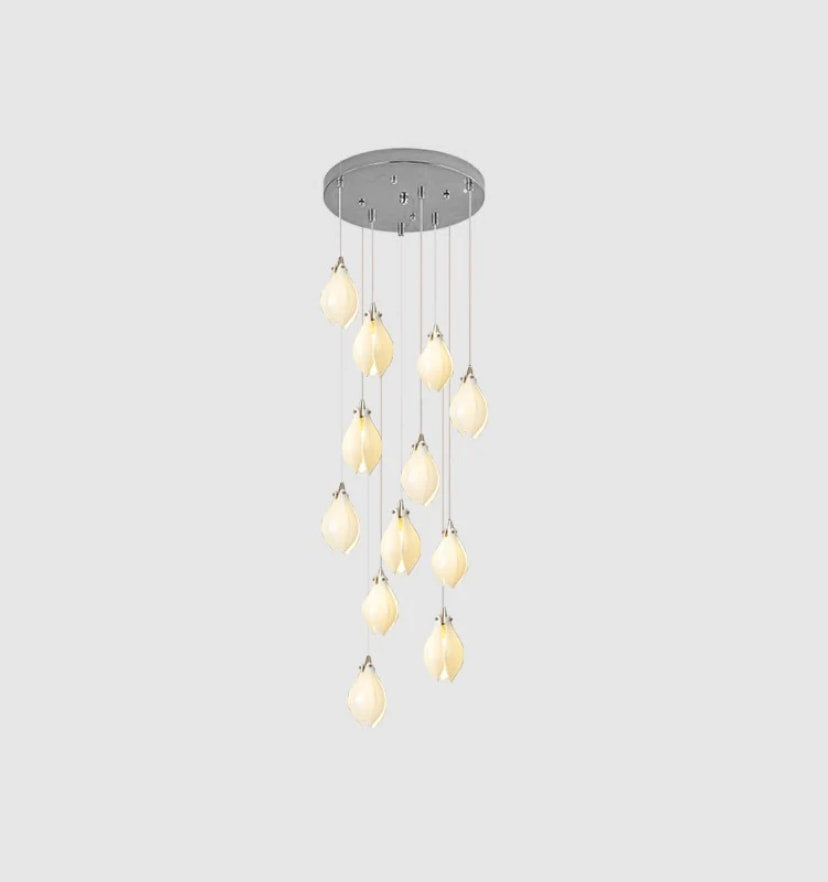 Ceramic Flower Pendant Light - Yiarolight