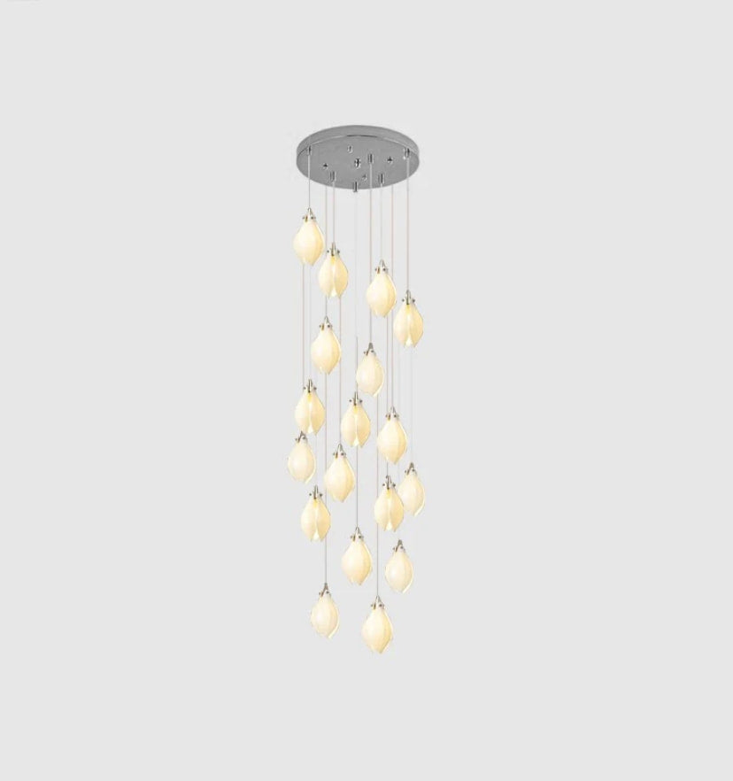 Ceramic Flower Pendant Light - Yiarolight