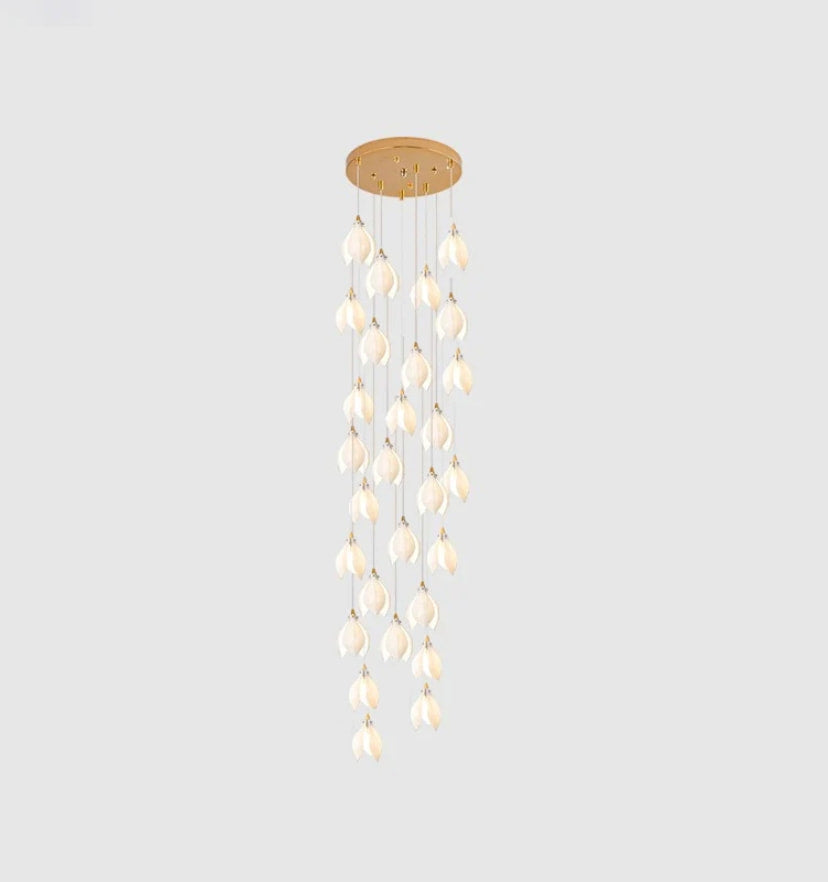 Ceramic Flower Pendant Light - Yiarolight