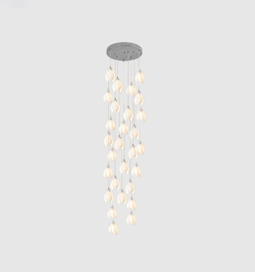 Ceramic Flower Pendant Light - Yiarolight