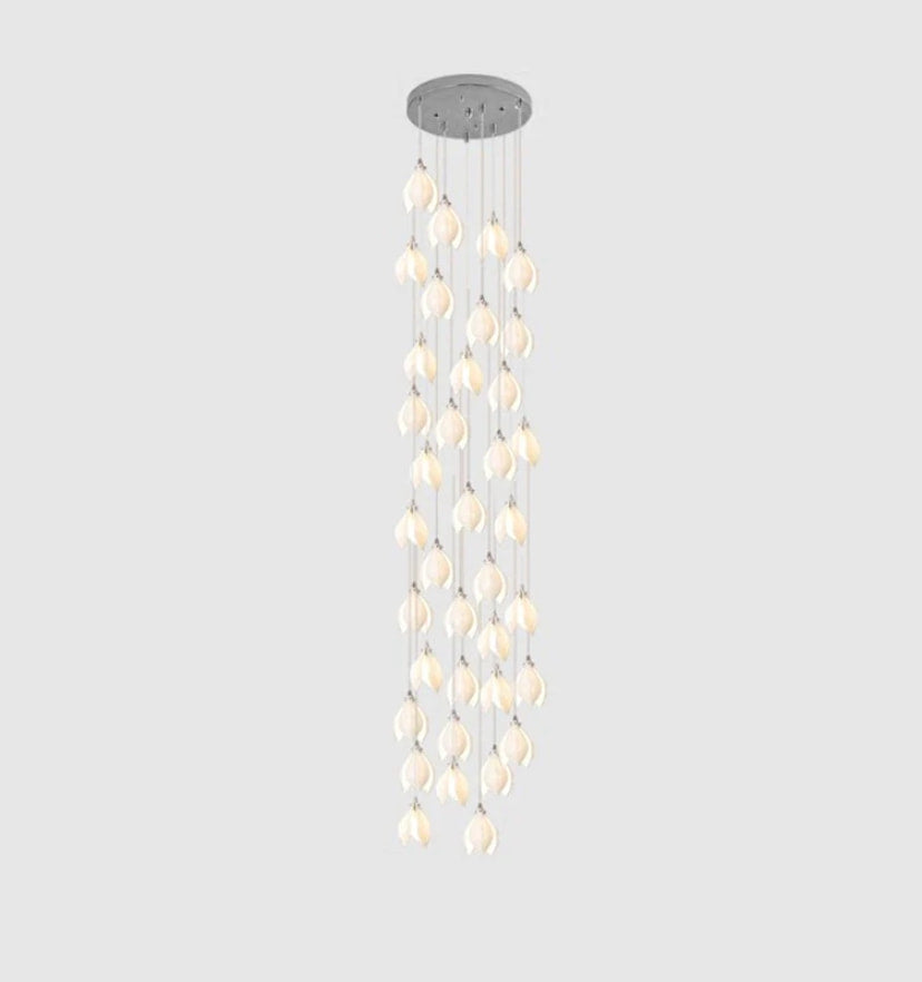 Ceramic Flower Pendant Light - Yiarolight