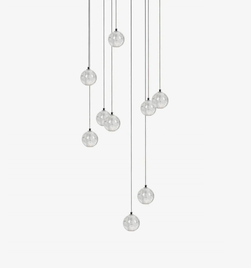 Crystal Bubbles Balls Pendant Lamp - Yiarolight