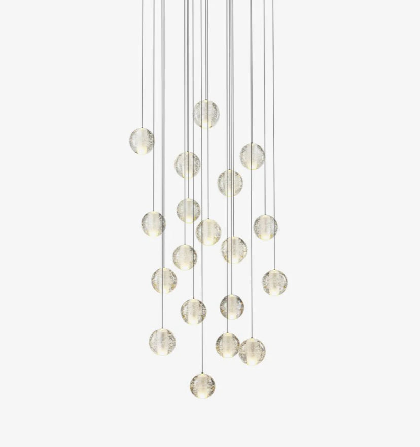 Crystal Bubbles Balls Pendant Lamp - Yiarolight