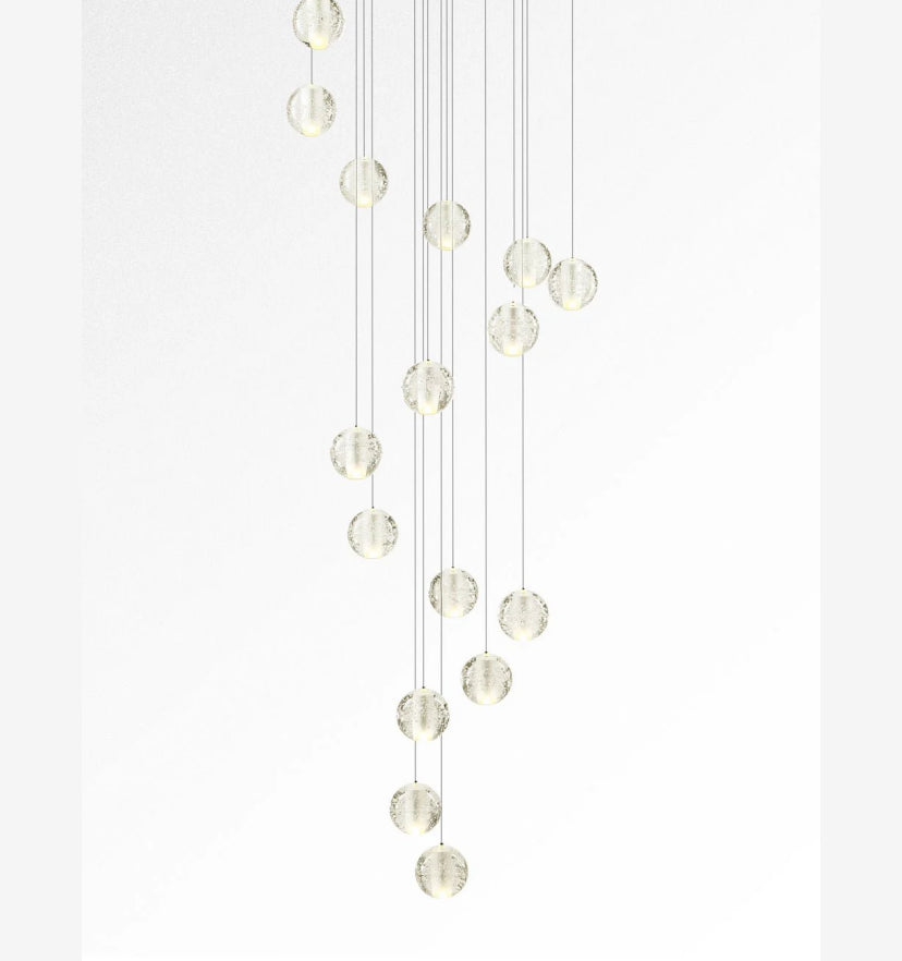 Crystal Bubbles Balls Pendant Lamp - Yiarolight
