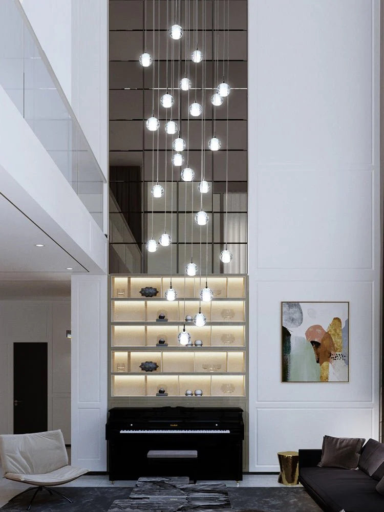 Crystal Bubbles Balls Pendant Lamp - Yiarolight