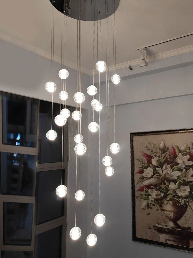 Crystal Bubbles Balls Pendant Lamp - Yiarolight