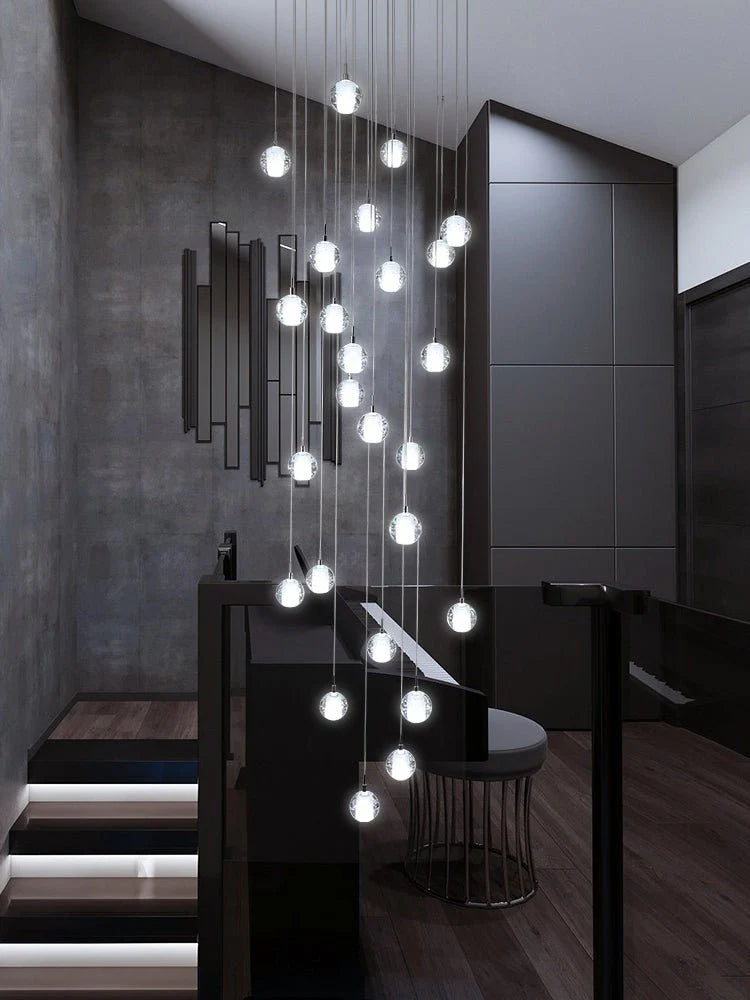Crystal Bubbles Balls Pendant Lamp - Yiarolight