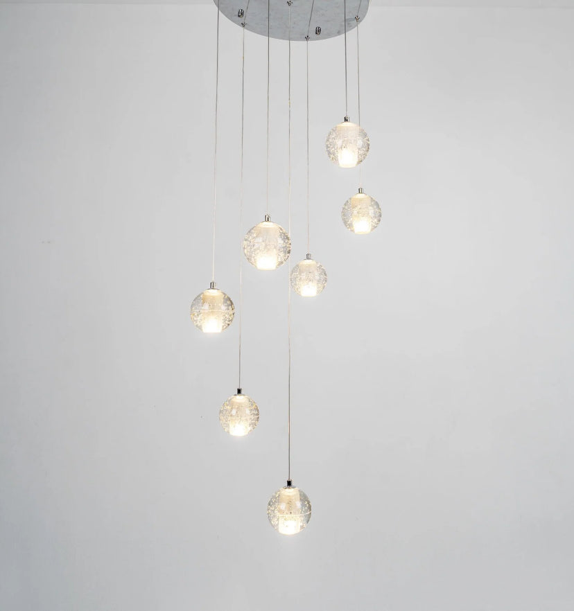 Crystal Bubbles Balls Pendant Lamp - Yiarolight
