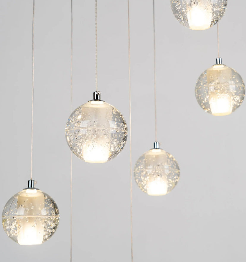 Crystal Bubbles Balls Pendant Lamp - Yiarolight
