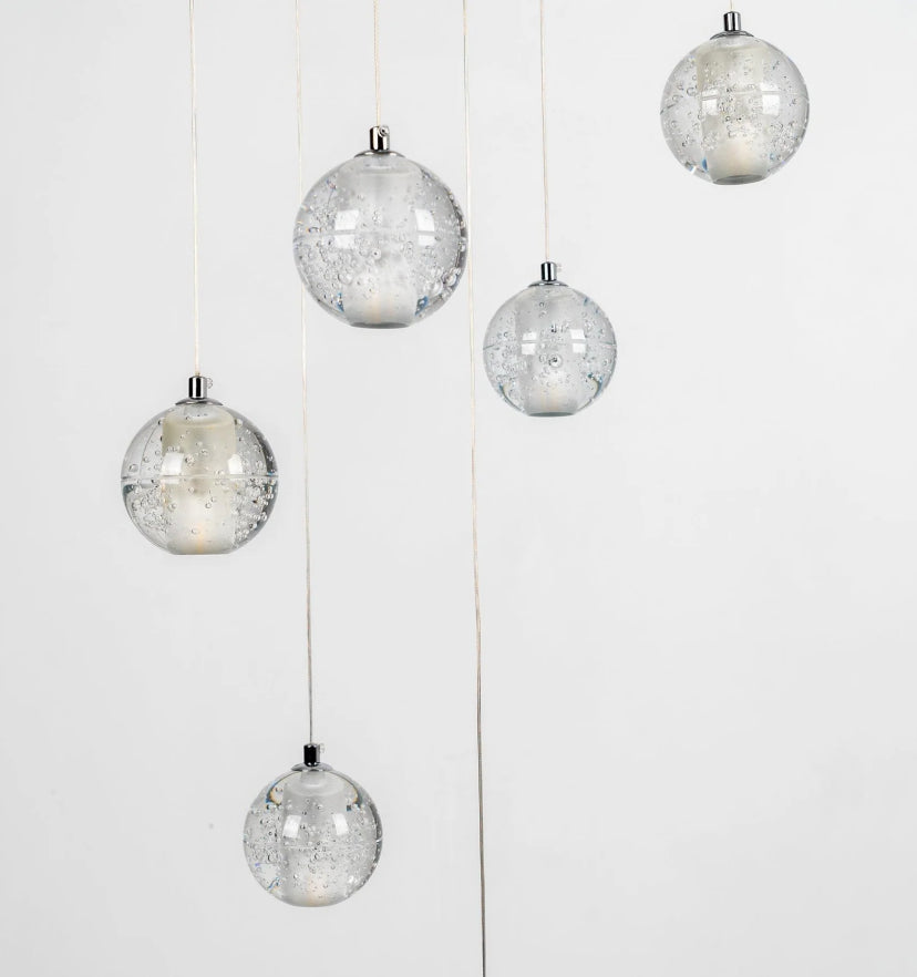 Crystal Bubbles Balls Pendant Lamp - Yiarolight