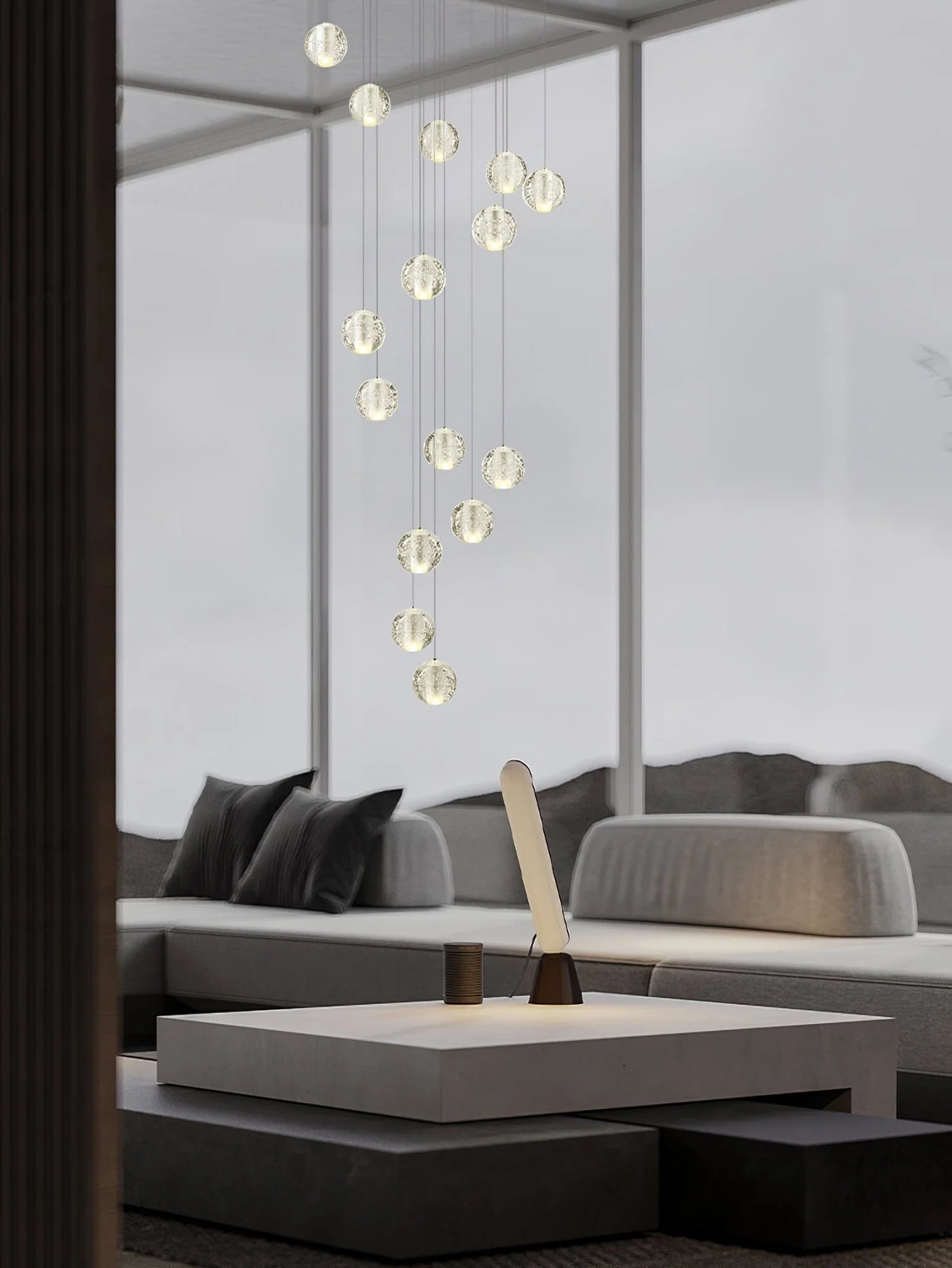 Crystal Bubbles Balls Pendant Lamp - Yiarolight