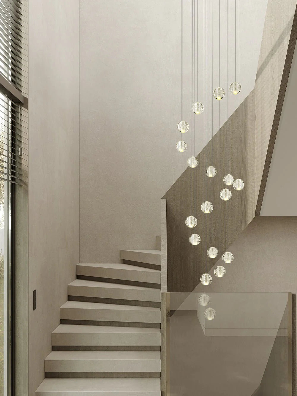 Crystal Bubbles Balls Pendant Lamp - Yiarolight