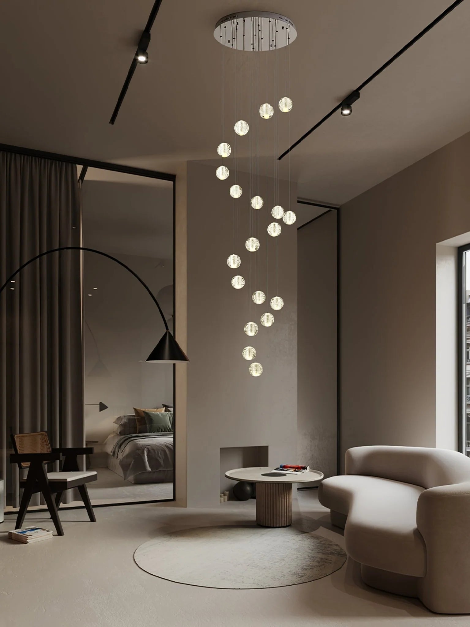 Crystal Bubbles Balls Pendant Lamp - Yiarolight
