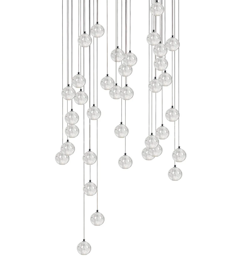 Crystal Bubbles Balls Pendant Lamp - Yiarolight