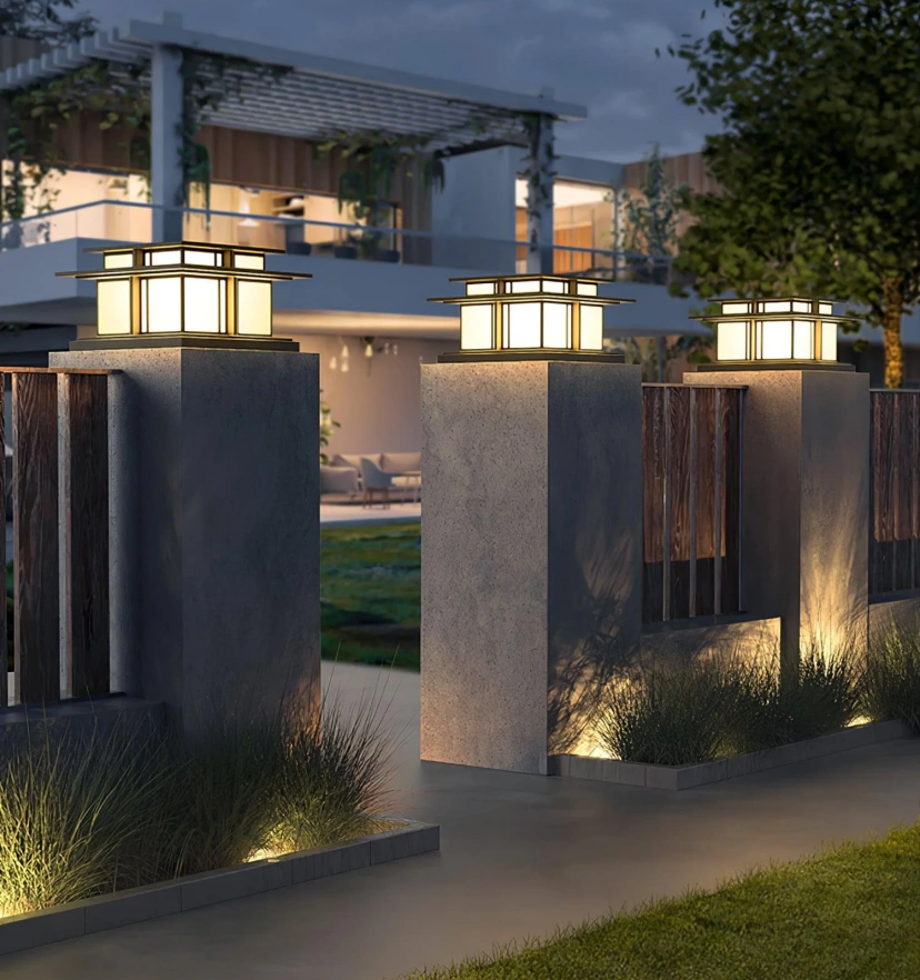 Boilyn Pillar Outdoor Light - Auraolight