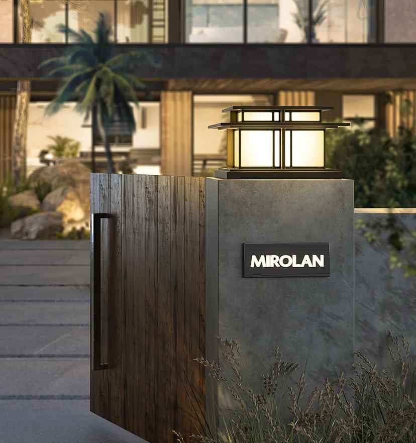 Boilyn Pillar Outdoor Light - Auraolight